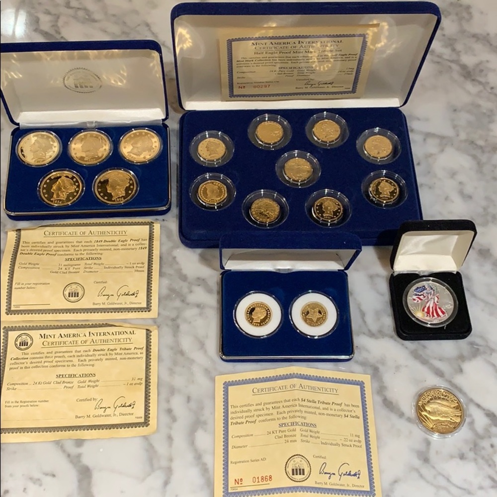 Gold coin sets